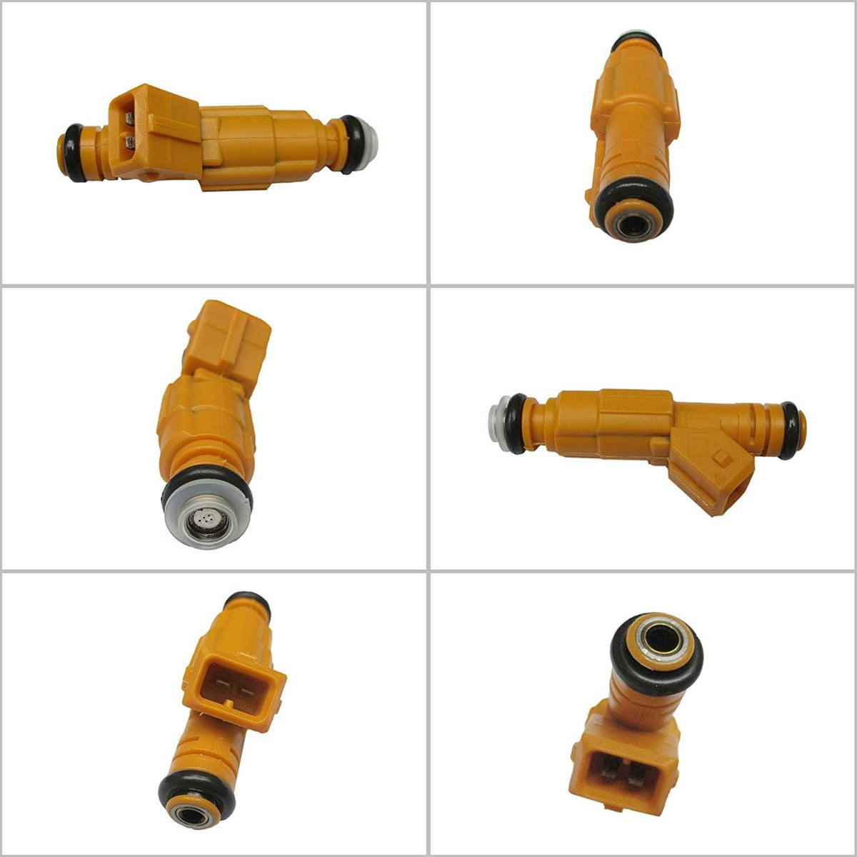 6pcs Fuel Injectors 4Holes Replacement For Jeep 4.0L L10284