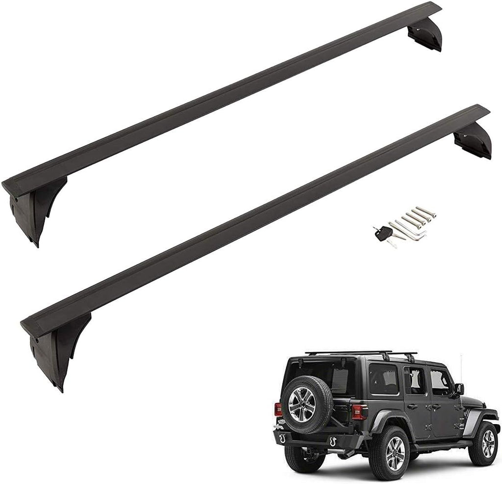 Roof Rack Cross Bars for Jeep Wrangler 2008 - 2022 (4-Door Hard Top) X620136