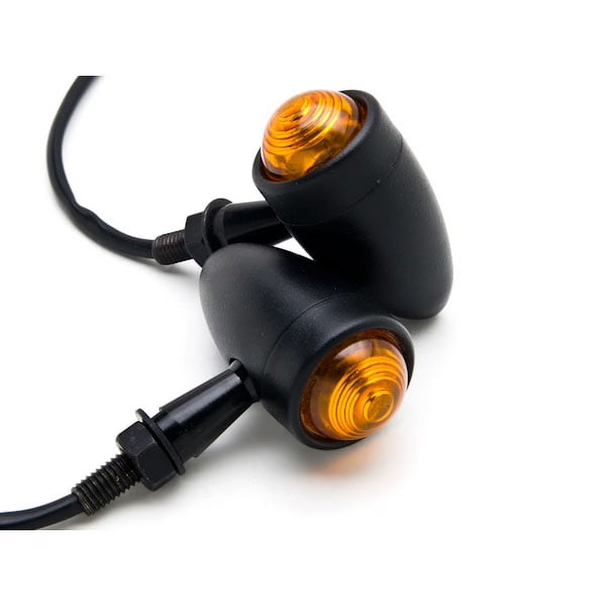 Black Amber Turn Signals Lights Z67499