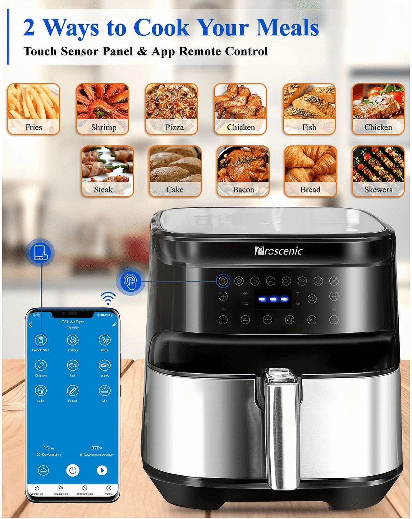 Open Box 1700W Smart Air Fryer T235