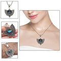 Silver 925 Sterling Garnet Gemstone Necklace Labradorite Jewelry Handmade I172568