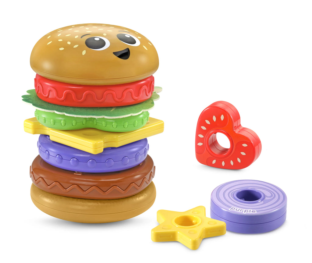 4-in-1 Learning Hamburger Stacking Baby Toy M897499