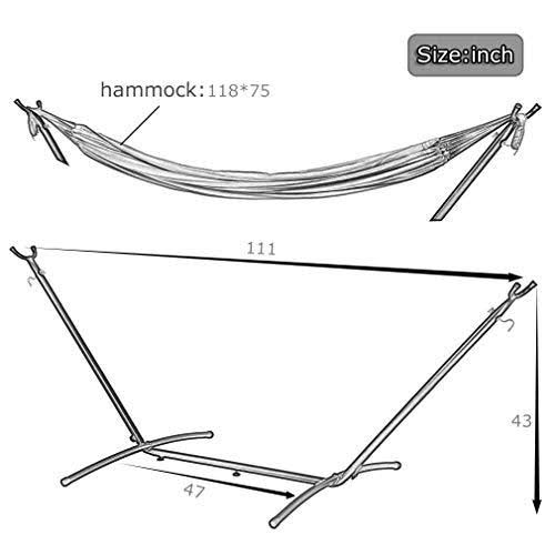 Portable Steel Hammock Stand with Carrying Bag V9951
