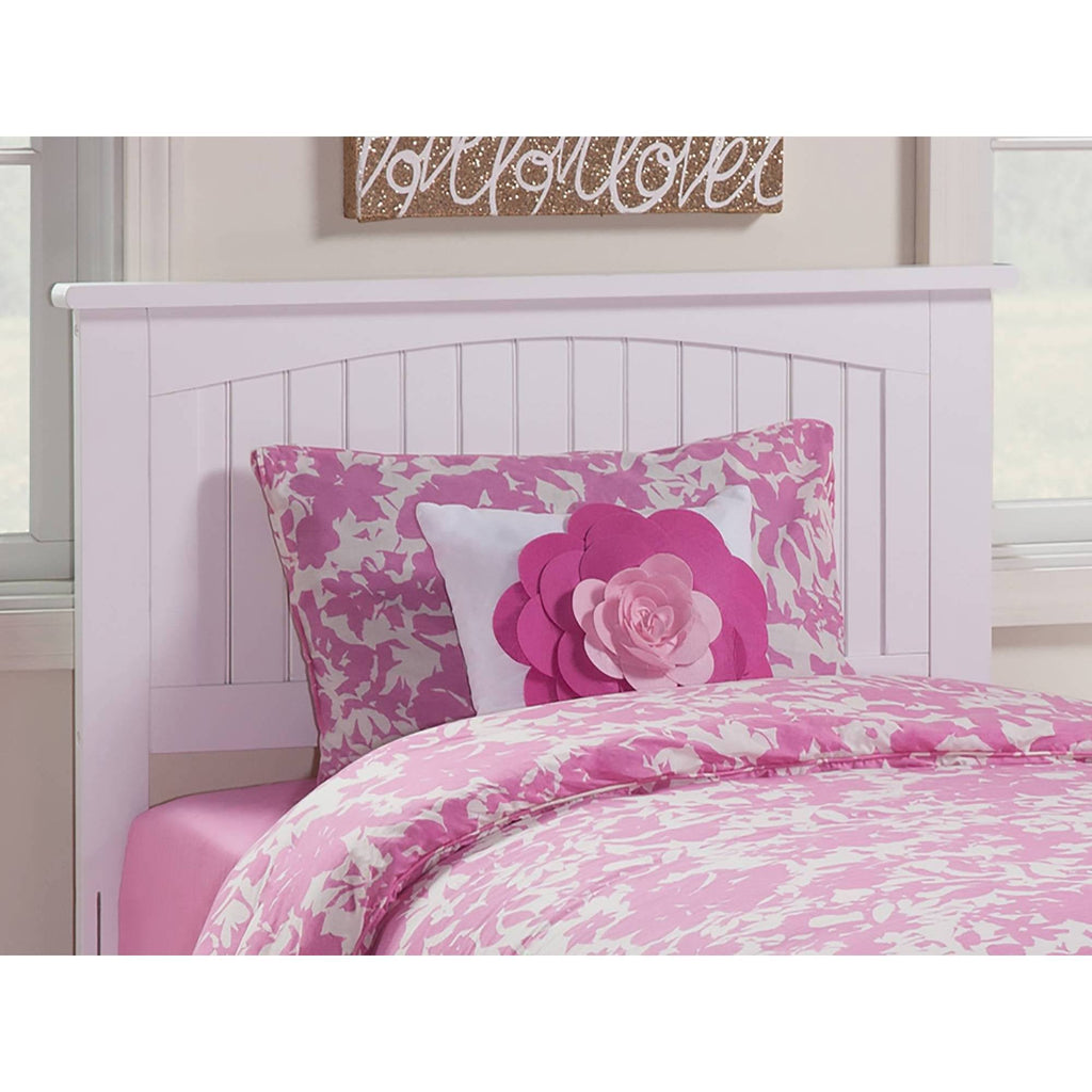 White Twin Panel Headboard Y836278