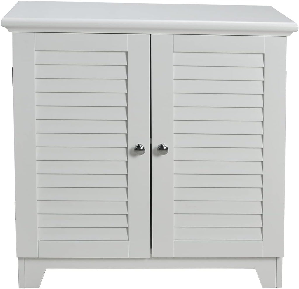 White Double Doors Floor Cabinet, Pack of 2 N2877