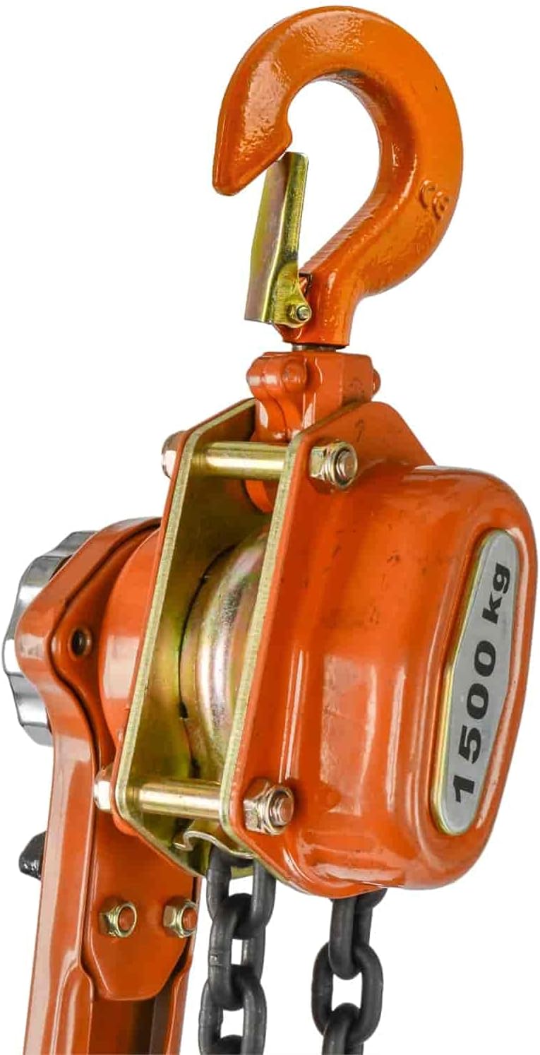Lever Chain Hoist 1.5-Ton Capacity, 5 ft. Lift H81976
