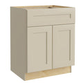 Cream Painted Plywood Sink Base Kitchen Cabinet 2 Doors 30 in. x 34 M278884