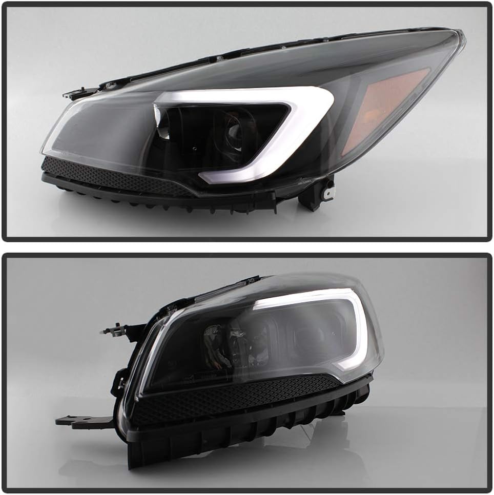 Black Projector Headlights Headlamps B411