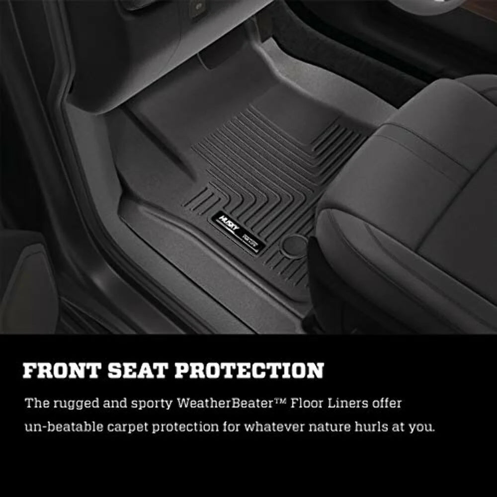 Black Front & 2nd Seat Floor Liners J433