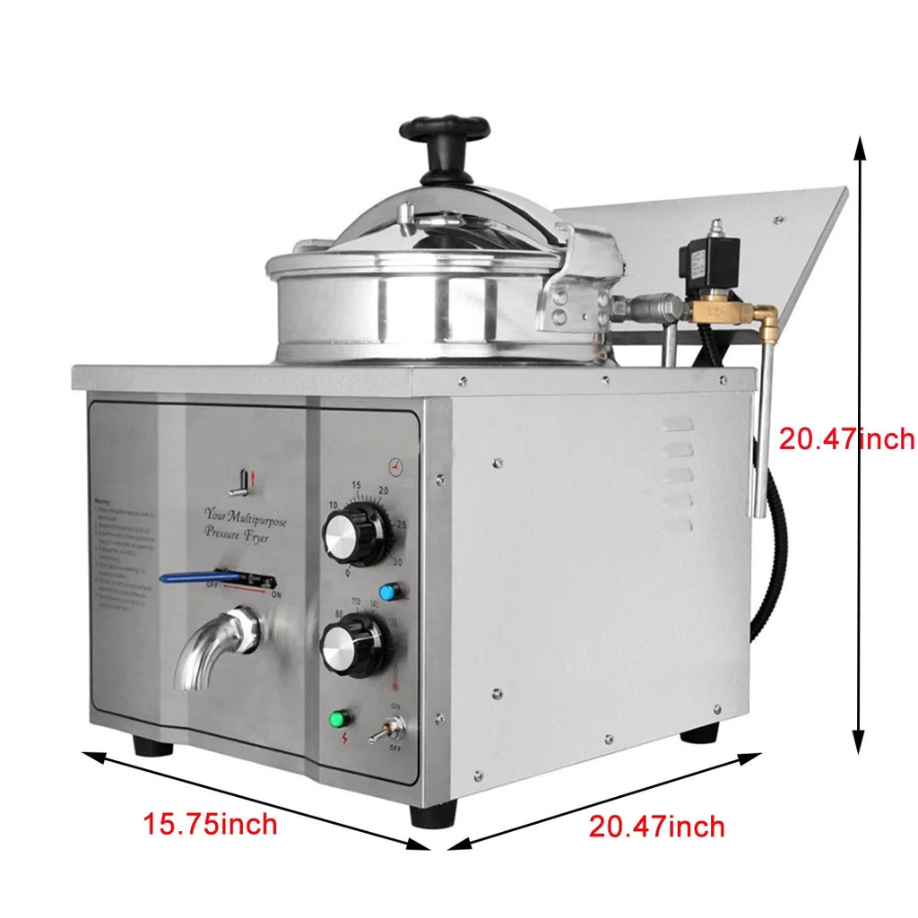 16L Electric High Pressure Stainless Steel Fried Chicken Stove S434