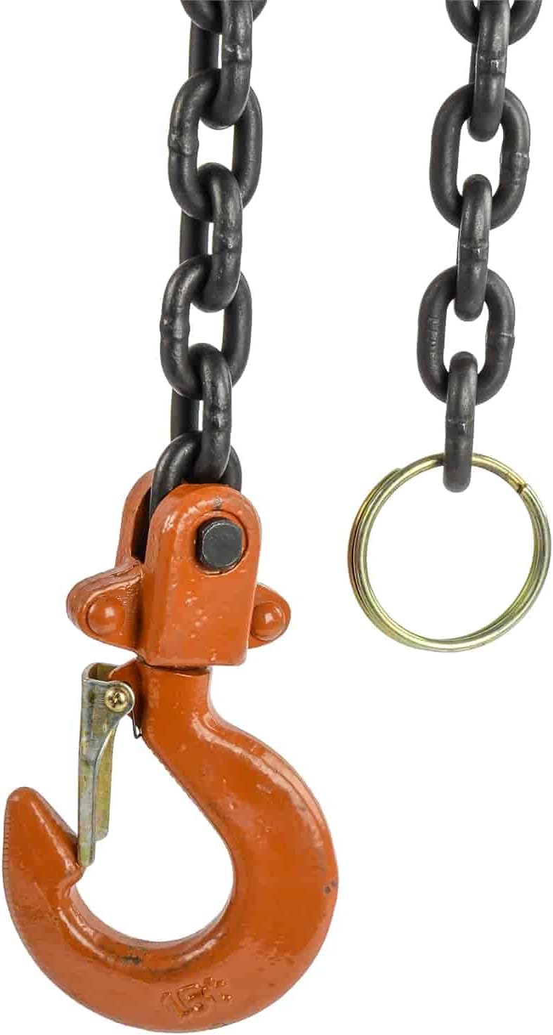 Lever Chain Hoist 1.5-Ton Capacity, 5 ft. Lift H81976