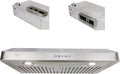 Rectangle Vent Range Hood with LED Lights J959818