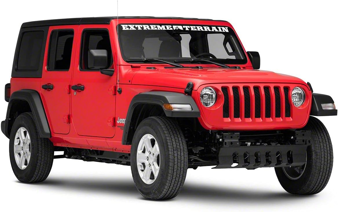 Skid Plate Compatible with Factory Bumpers for Jeep Wrangler JL P23828