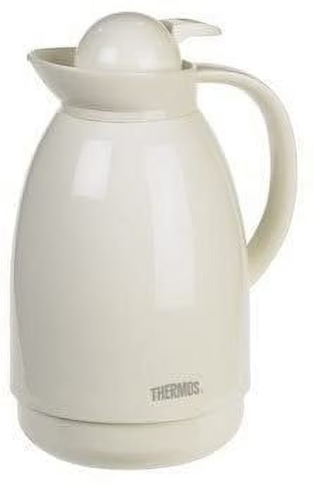 34Oz Vac Gls Caraf Wht M396