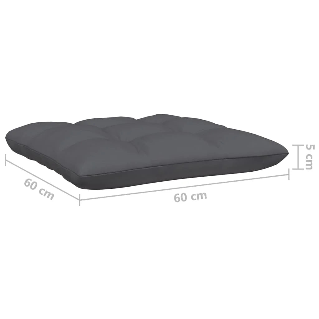 Gray Solid Pinewood Patio Sofa O5003