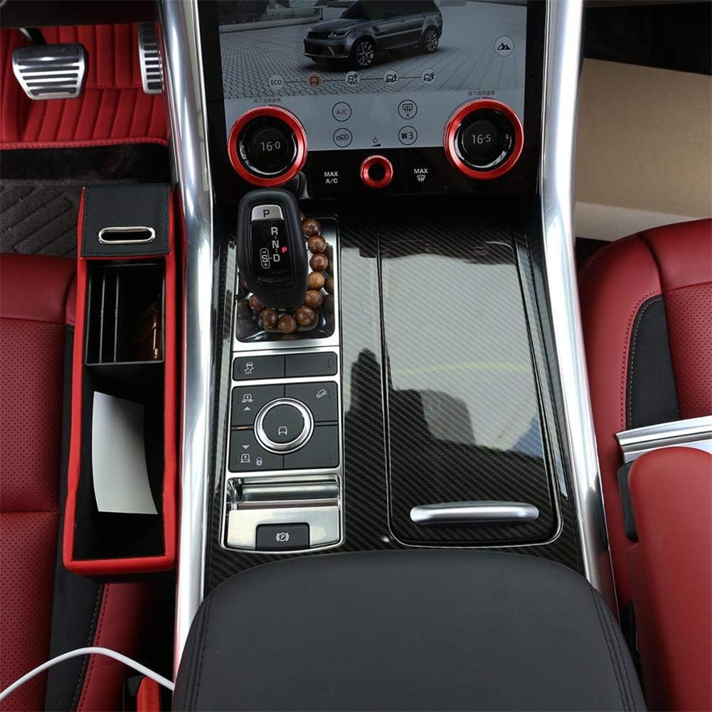 Carbon Fiber Style ABS Plastic Center Console Panel Cover Trim T74020
