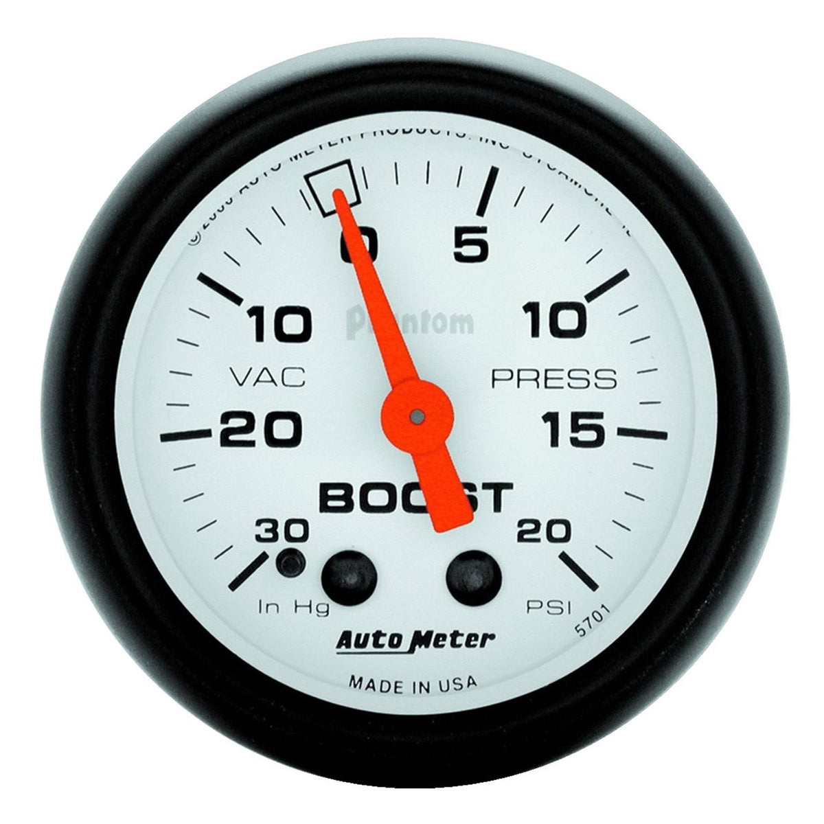 Phantom Mechanical Boost/Vacuum Gauge W6663