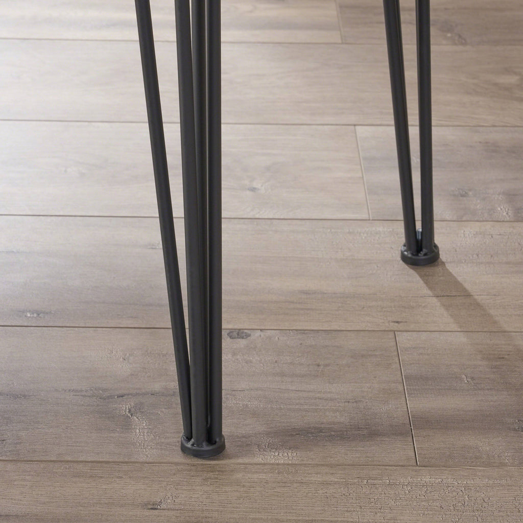 Industrial Faux Live Edge Rectangular Bar Table H1275