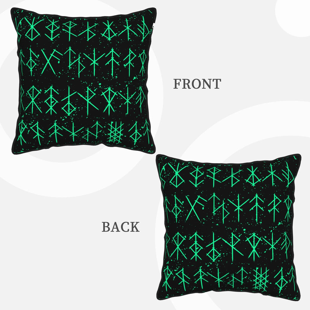 Green 20"x20" Velvet Throw Pillow Covers Set of 2 F315