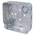 1-Gang 4 in. New Work Metal Electrical Wall Box with Ground Bump (Case of 50) F9613