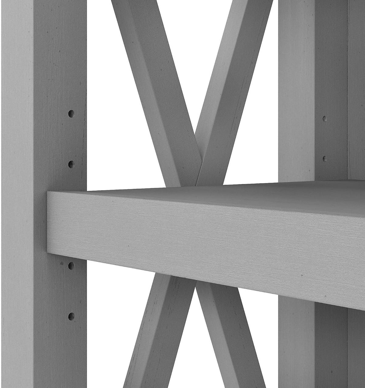 Tall 5 Shelf Bookcase, Cape Cod Gray U1673