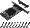 PCIE to SATA 3.0 6 Gbps Controller Card with 8 SATA Cables K682