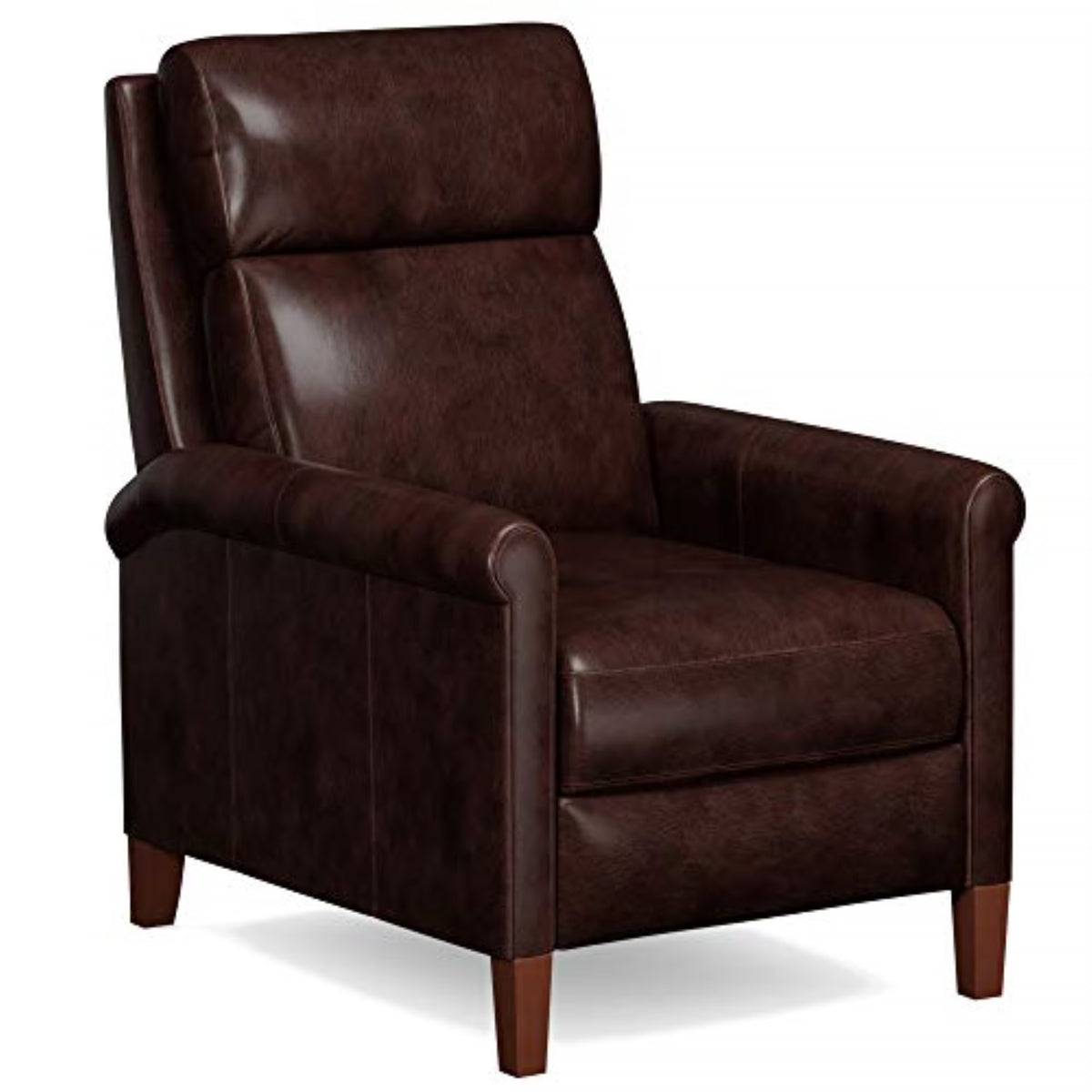 Espresso Leather Pushback Recliner I478121