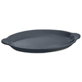 Midnight with Blue Speckle Cast Aluminum Oval Shell Platter Z5270