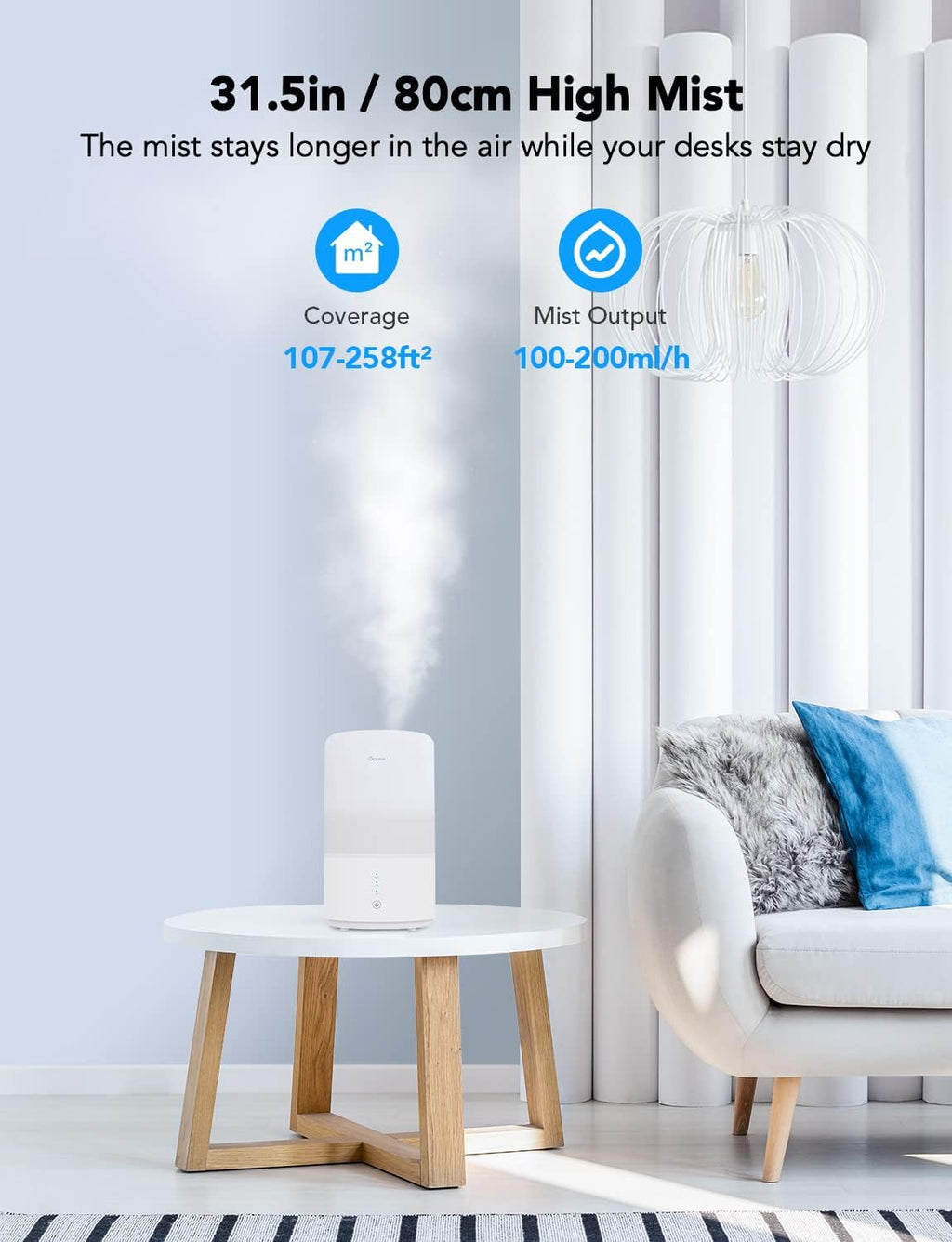 Smart Humidifiers 3L Pack of 2 E680698