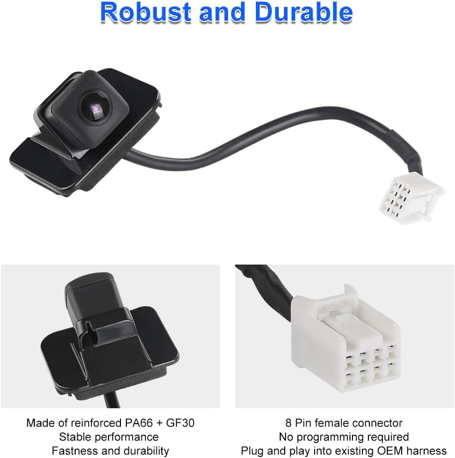 Rear View Backup Reverse Camera for Honda Accord Sedan 2014 2015 2016 2017 Pack of 2 K281453