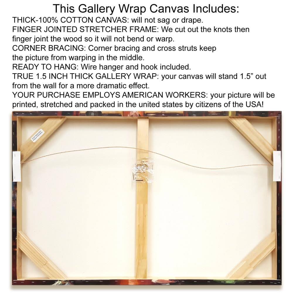 Giclee Print on Gallery Wrap Canvas H96697