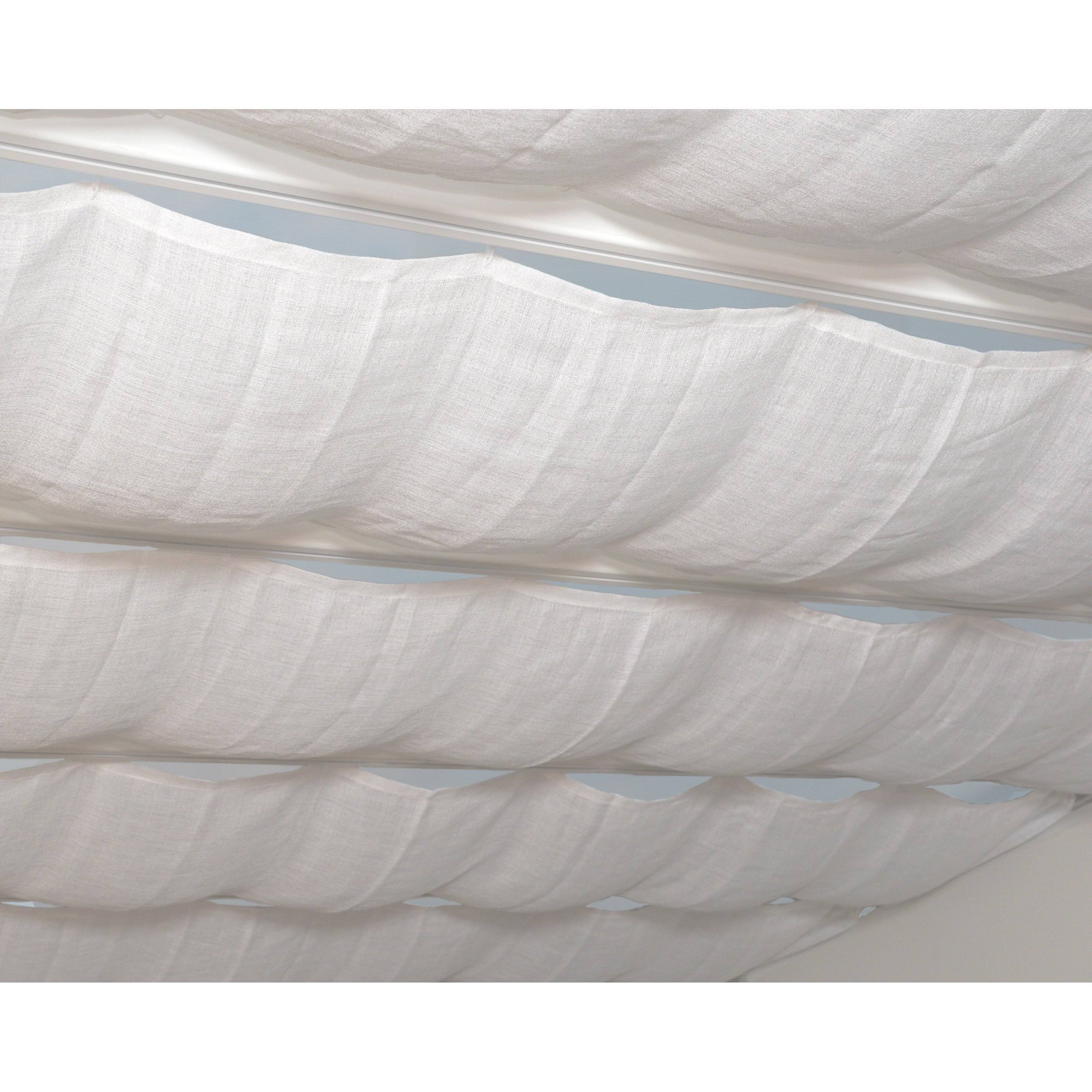 White Patio Cover Blinds V86691