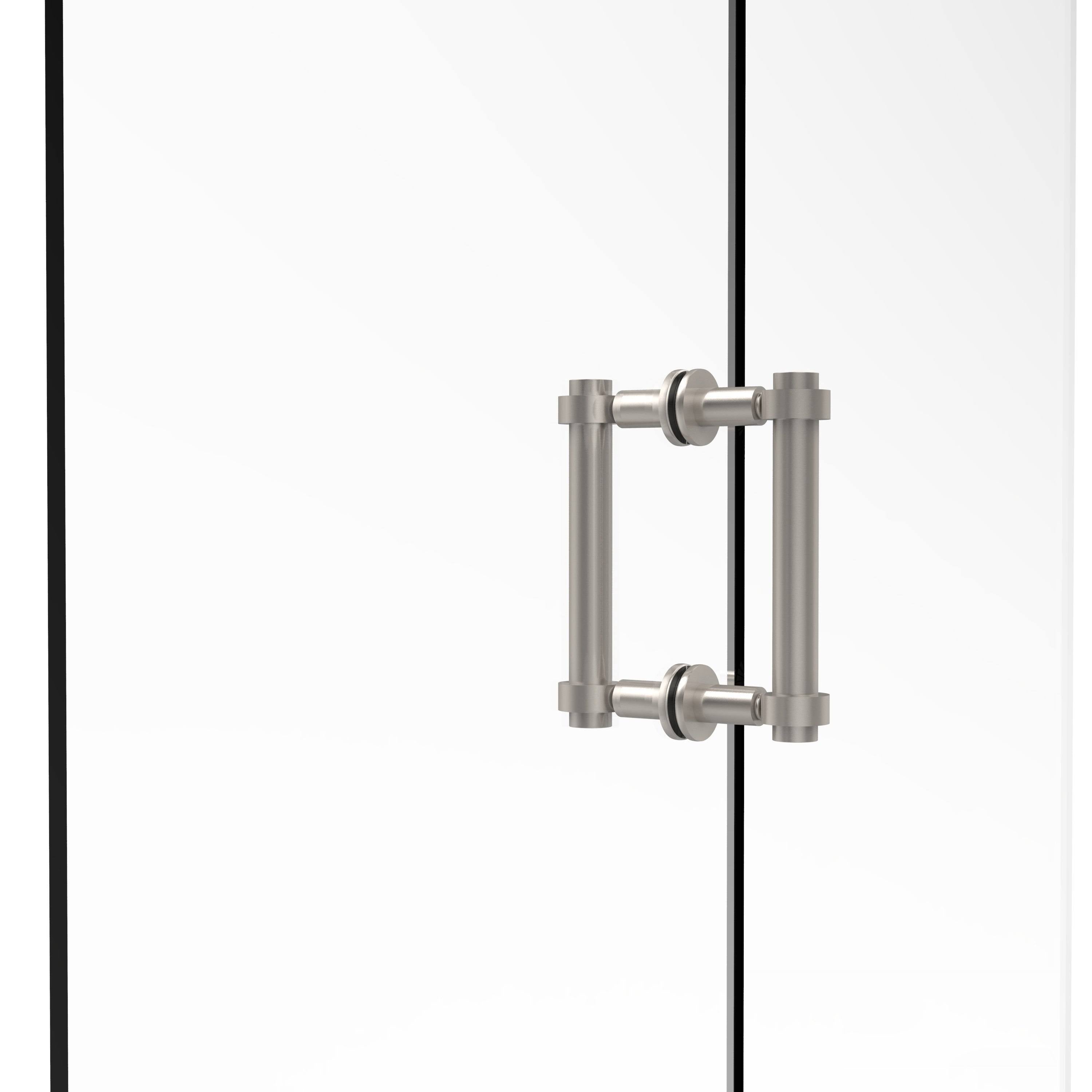 Satin Chrome 6 inch Shower Door Pull Q2039