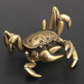 Solid Copper Crab Miniature Figurines L36740