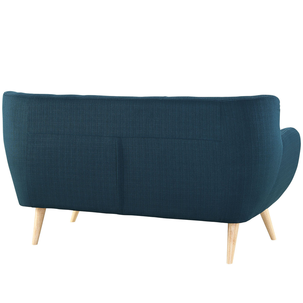 Navy Fabric Two PCS Living Room Set E157
