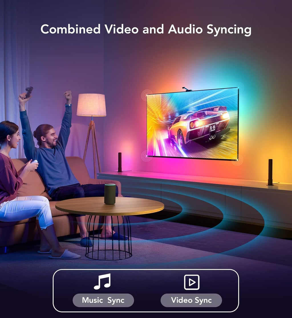 Smart Wi-Fi RGBIC LED TV Backlight with Camera G411
