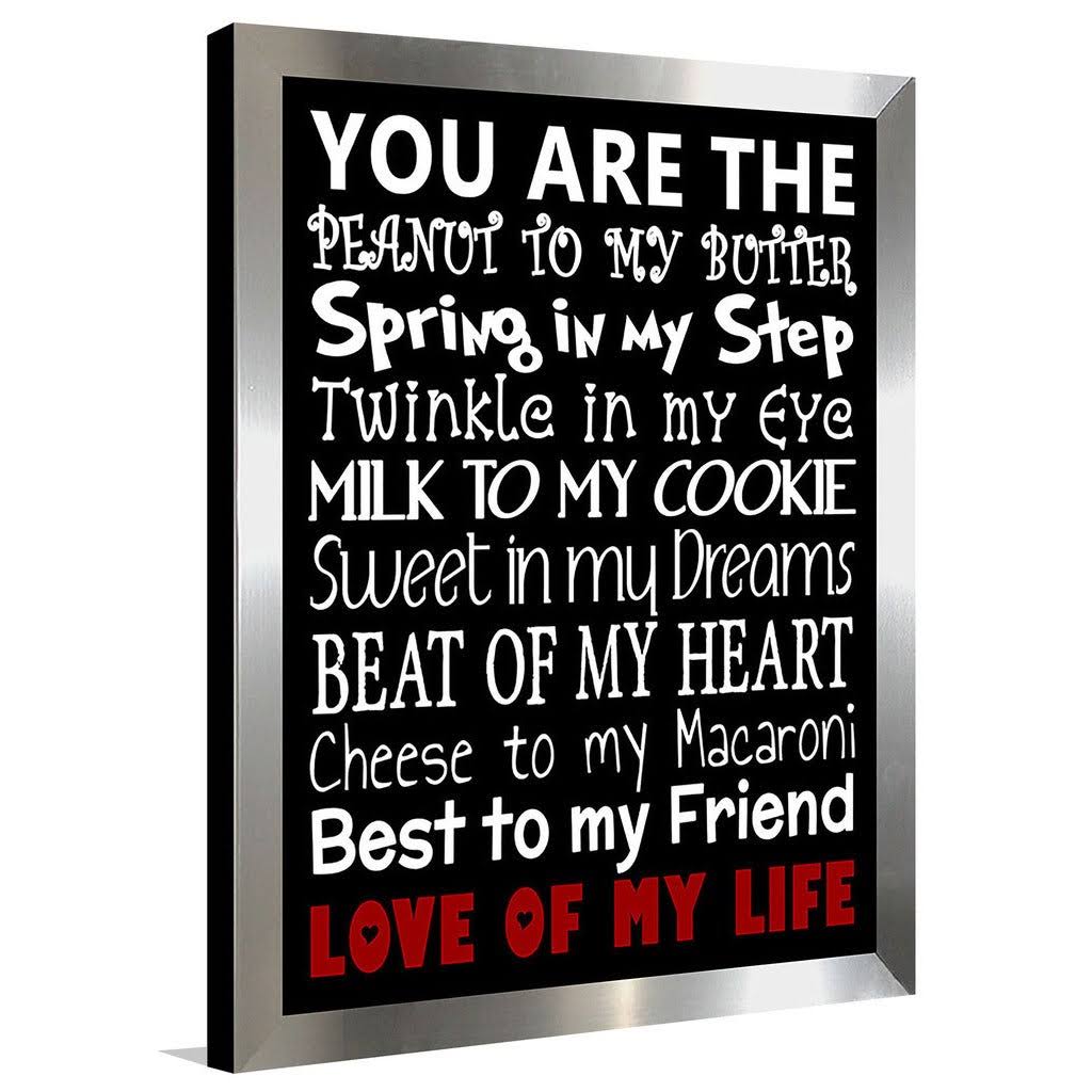 Framed Textual Art C25956