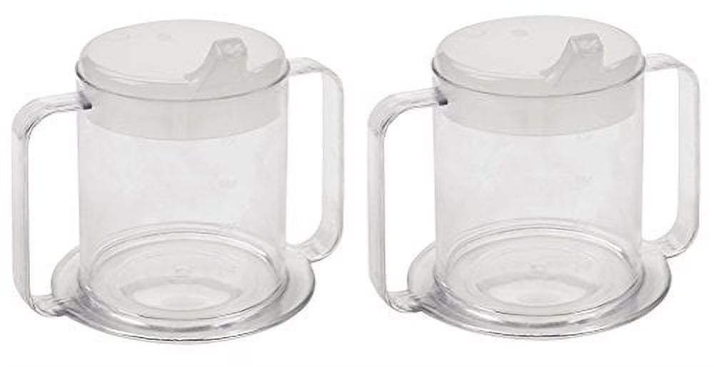 2-Pack Plastic Mug with 2 Lids T138