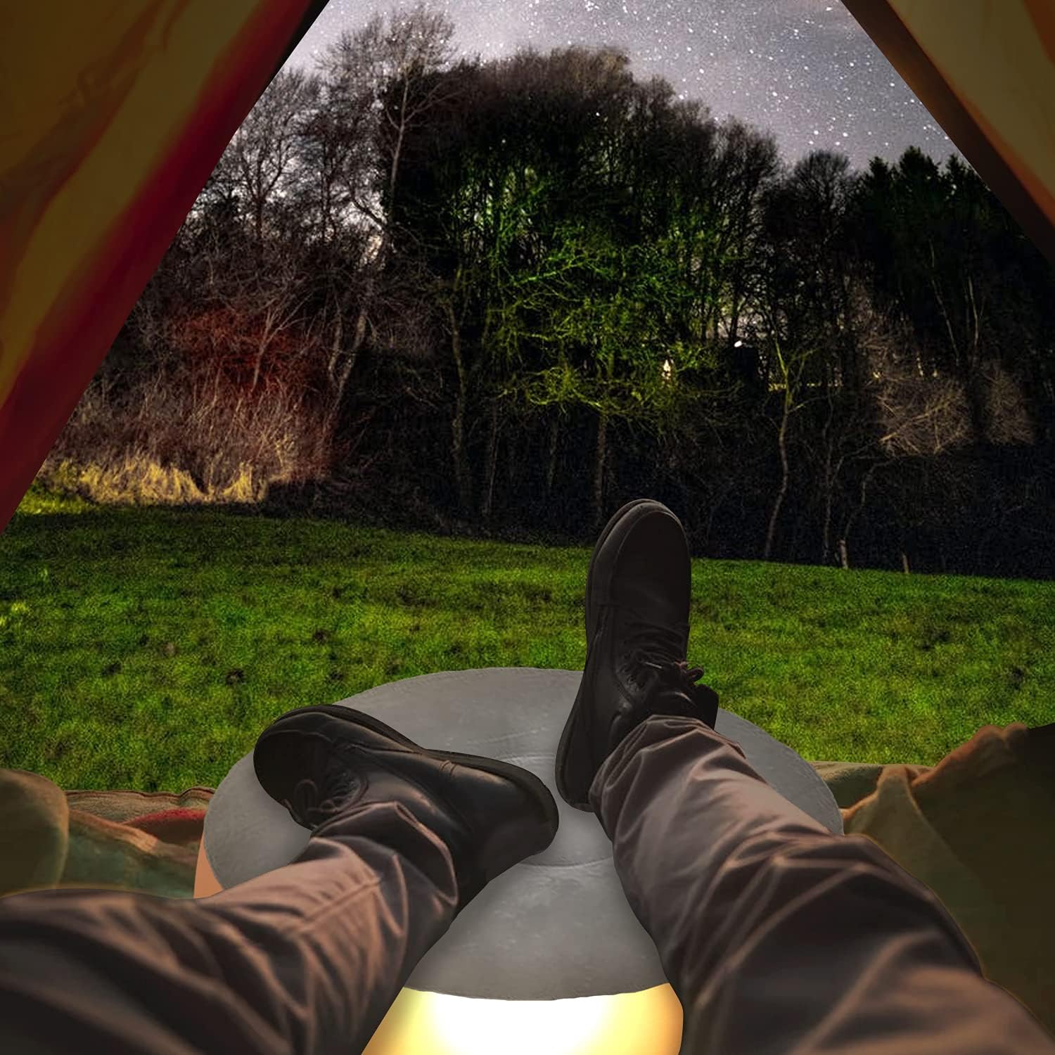 Inflatable LED Chair with Remote and Foot Pump B519