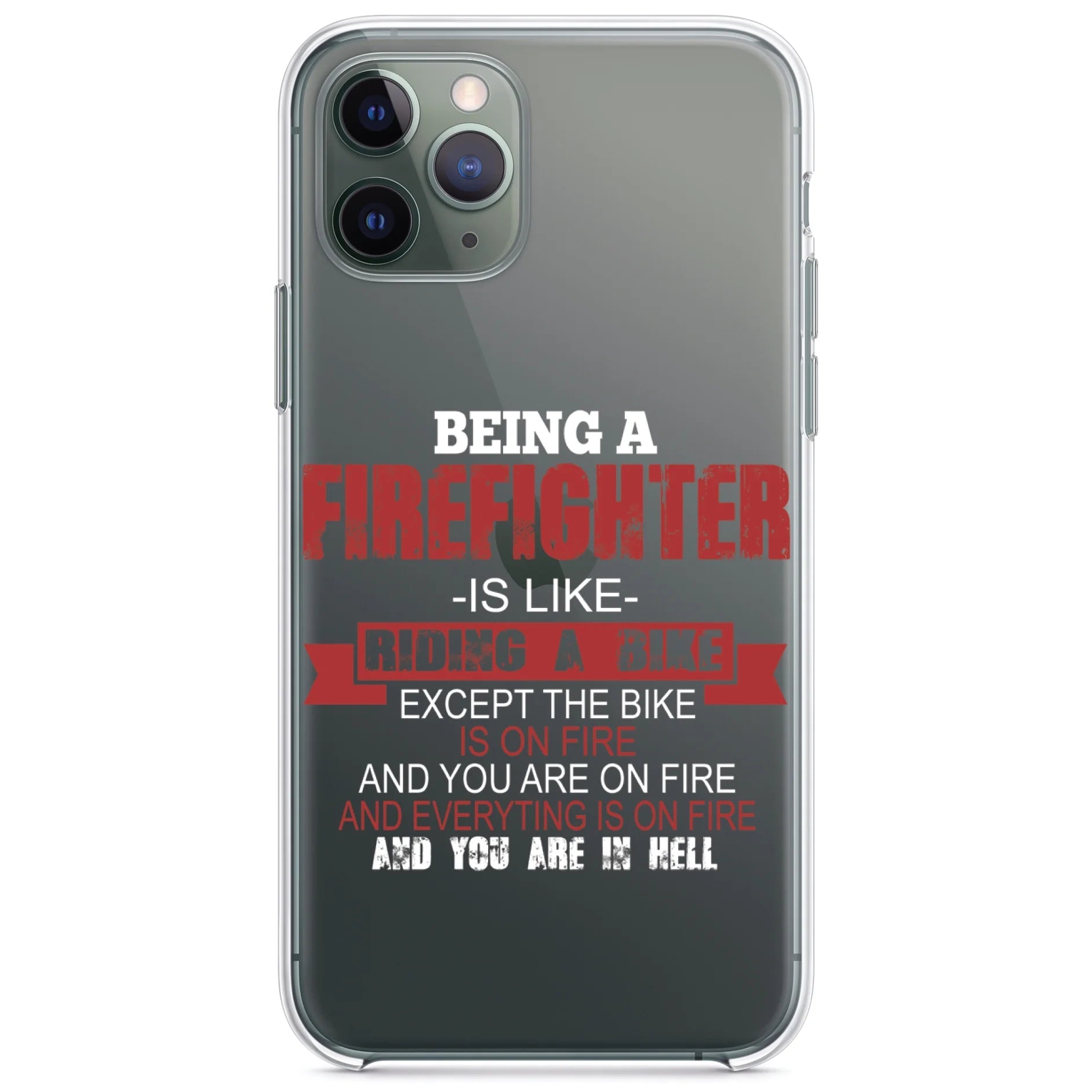 Clear Shockproof Hybrid Case for iPhone 13 PRO with Tempered Glass Screen Protector D544