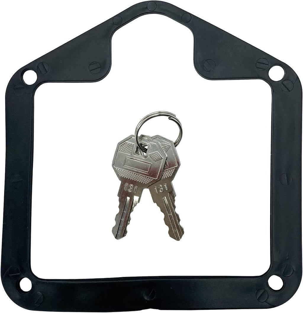 2 Pcs Stainless Steel Tool Box Latch T Handle Latches with Lock W678392