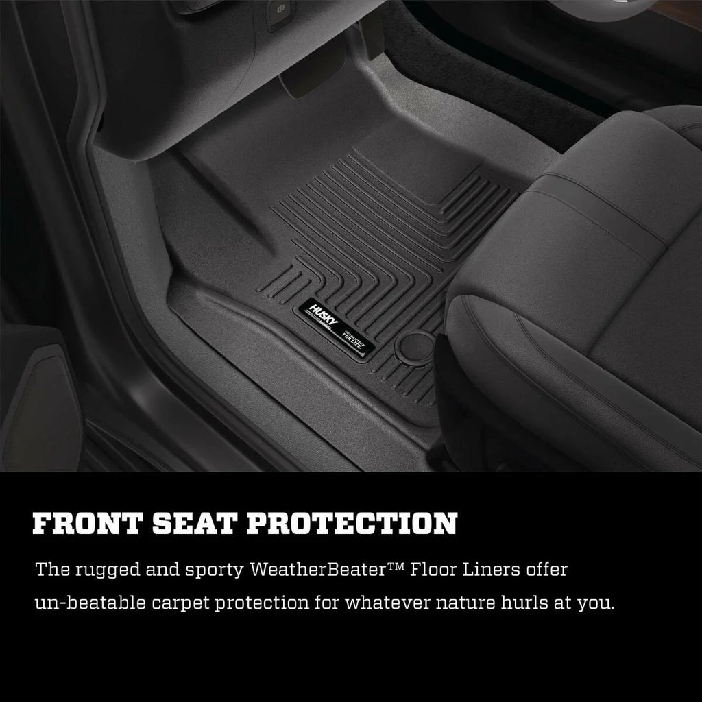 Black Front & 2nd Seat Floor Liners J433