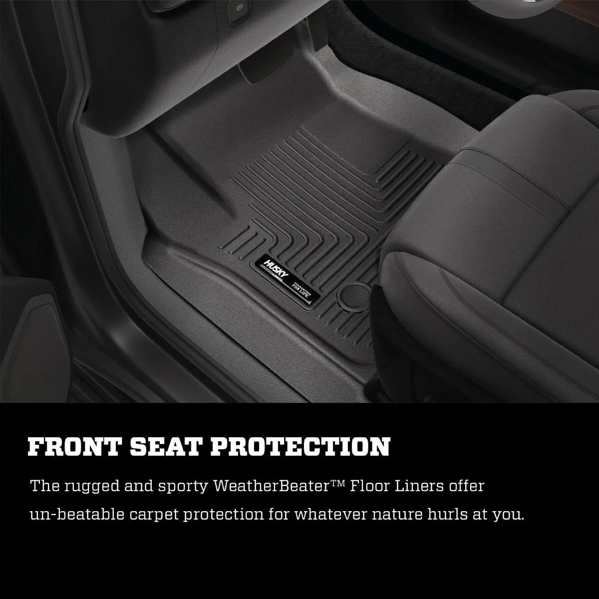 Black Front & 2nd Seat Floor Liners J433