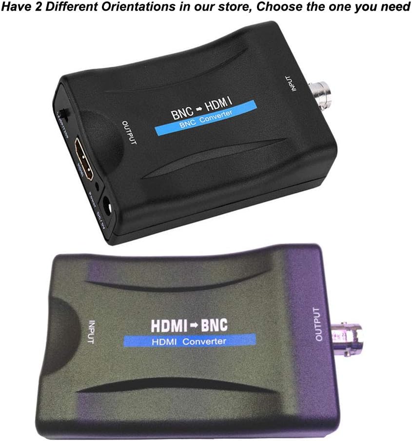 BNC to HDMI Video Audio Converter Box E682