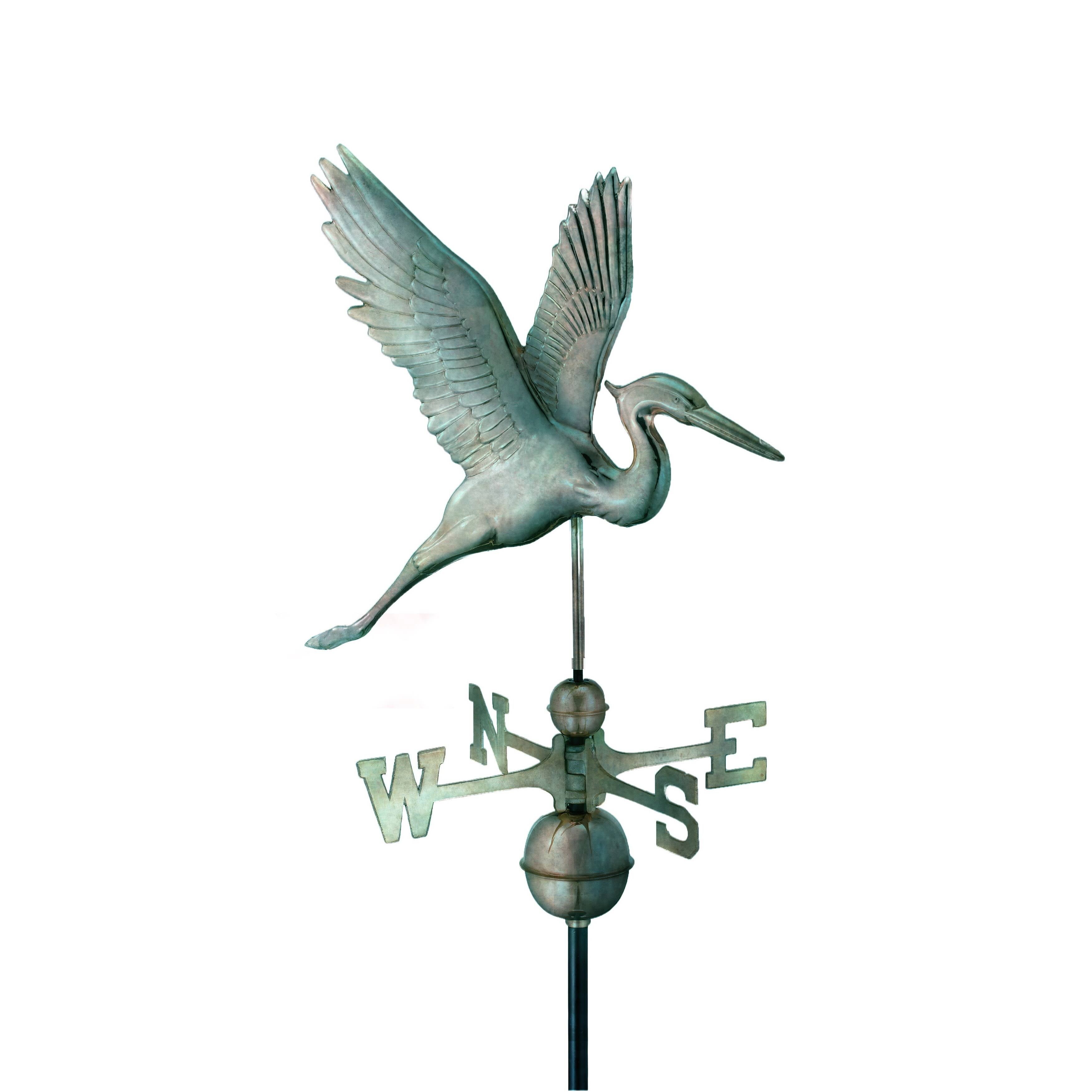 Blue Heron Arrow Weathervane Pure Copper I88966