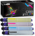 Compatible Toner Cartridge Replacement for Ricoh Aficio C3003 MP C3503 MP C3004 MP C3504 for 841813 841814 841815 841816 - Black 29,500 & Color 18,000 [KCMY-4 Pack] G3238