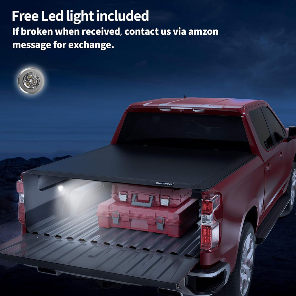 Soft Tri-Fold Truck Bed Tonneau Cover with 6.5 ft Bed Z884