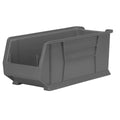 Grey Plastic Stacking Storage, Case of 4 P611