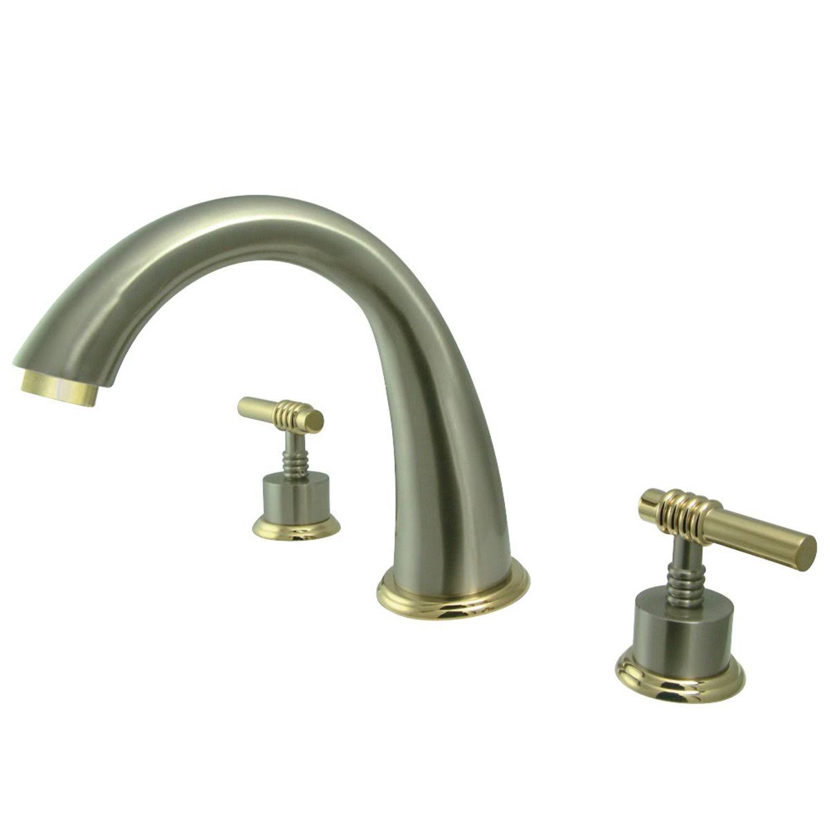 Satin Nickel Two-Handle Roman Tub Filler P61627
