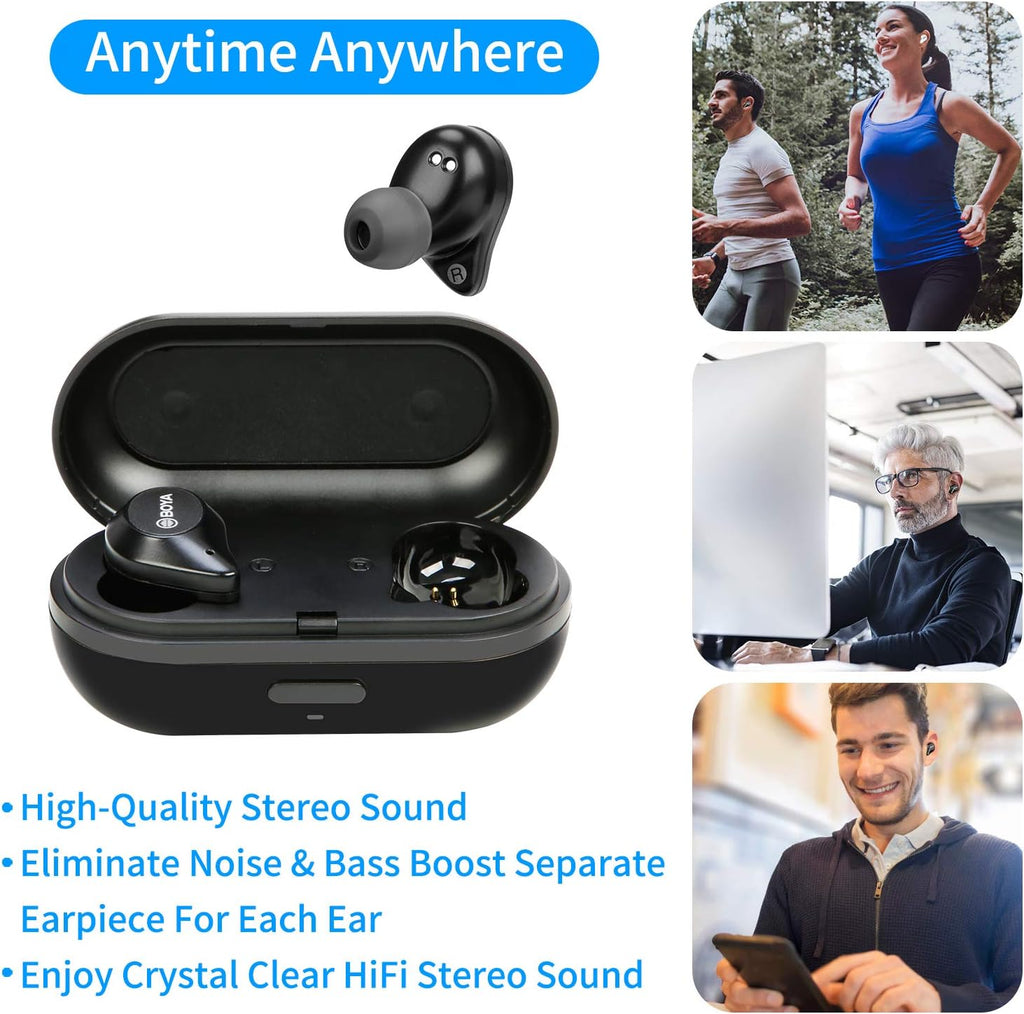 Black Wireless Earbuds Pack of 2 A737